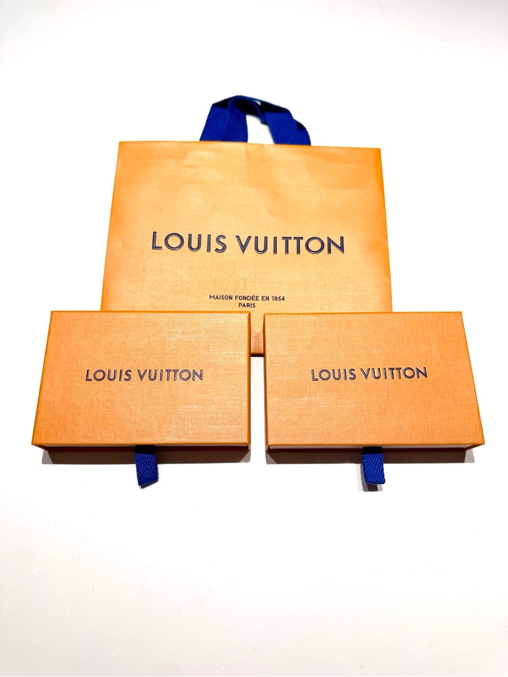 Empty Louis Vuitton Boxes and Bag